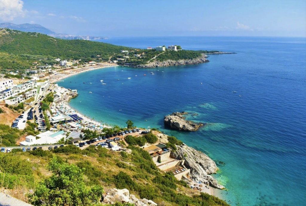 La plage de Jale en Albanie