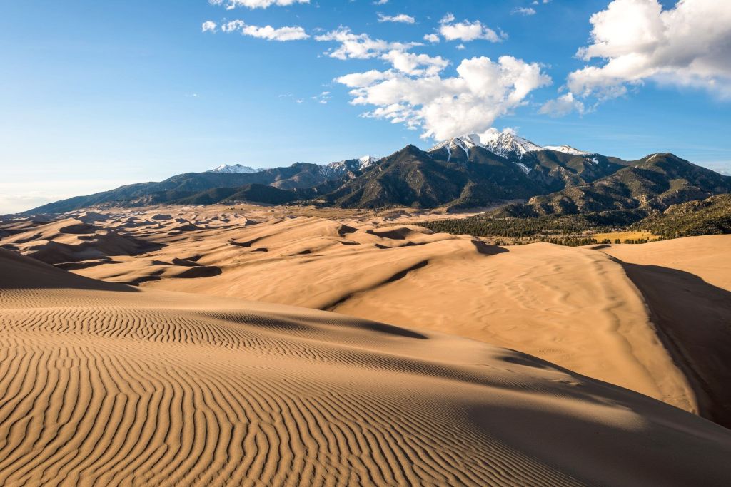 Le parc national de Great Sand Dunes, Colorado