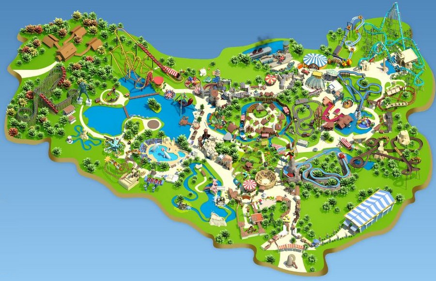 Plan Parc Astérix France